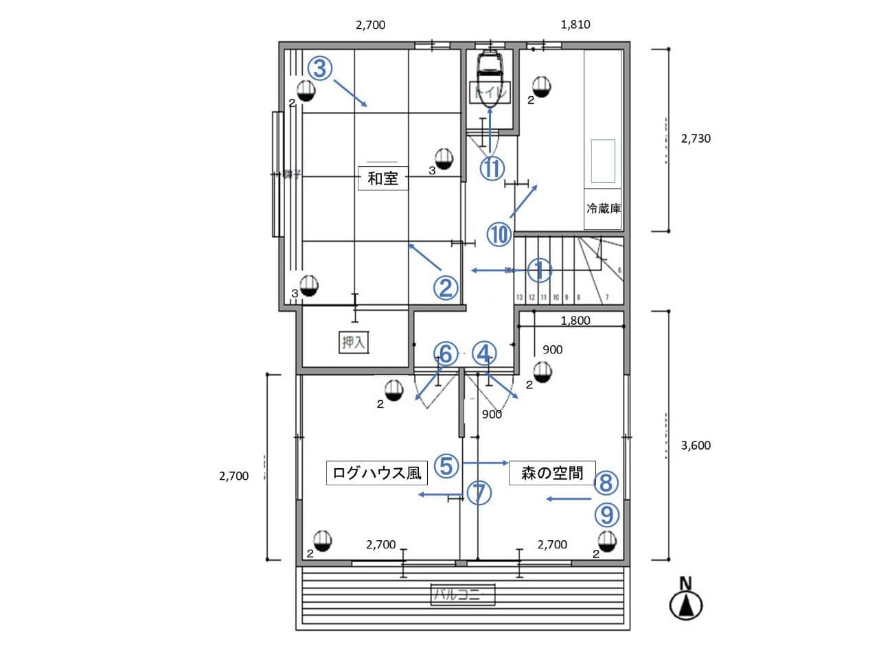 池尻セレクトハウス間取り図
